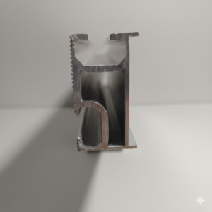 Anodized Aluminum Solar Mounting Rail T-Slot Profile