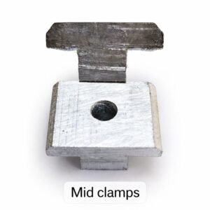 mid clamp for solar mounting rail