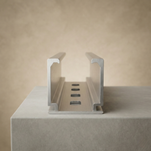 "Premium Anodized Aluminum Solar Structure Profiles for Roof Mounting."