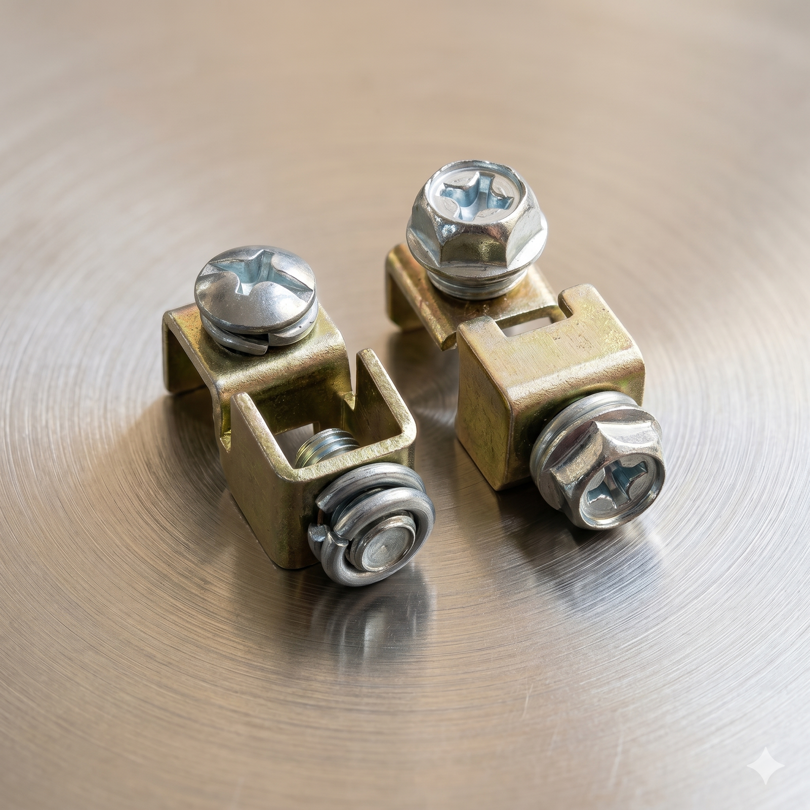 Zinc-Plated Electrical Grounding Lugs with Terminal Screws