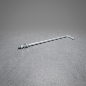 J-Bolt Anchor with hex nut and washer